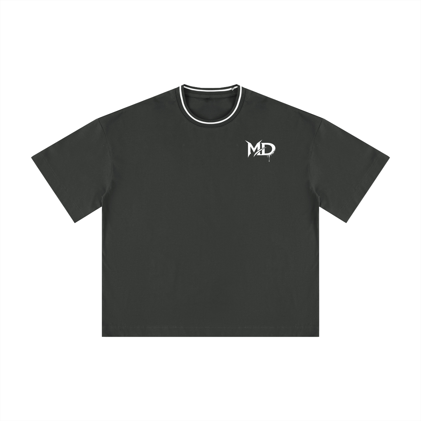 MD Boxy Ribbed T-Shirt