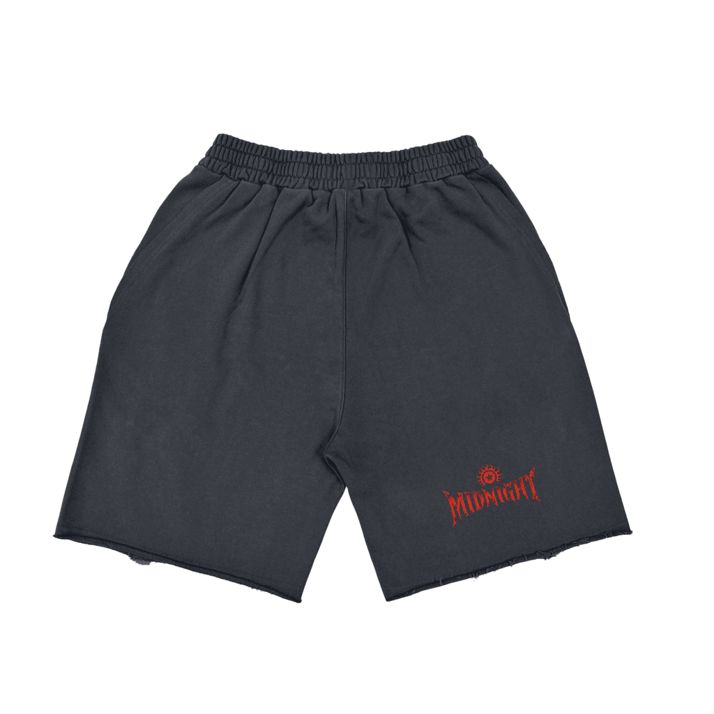 Vintage Washed Tiger Stripes Short Pants