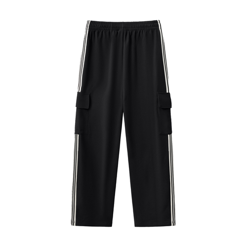 Side Stripe Straight-Leg Pants
