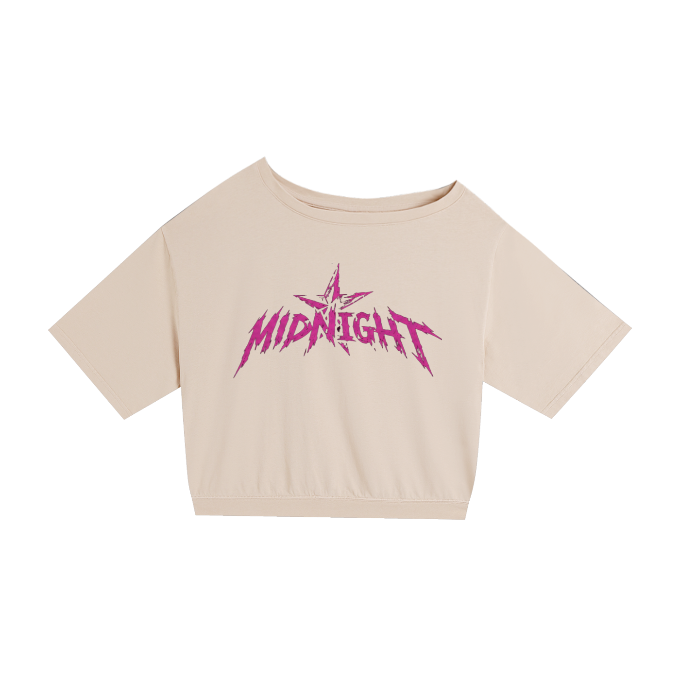 Asymmetric Shoulder Oversized Cotton T-Shirt