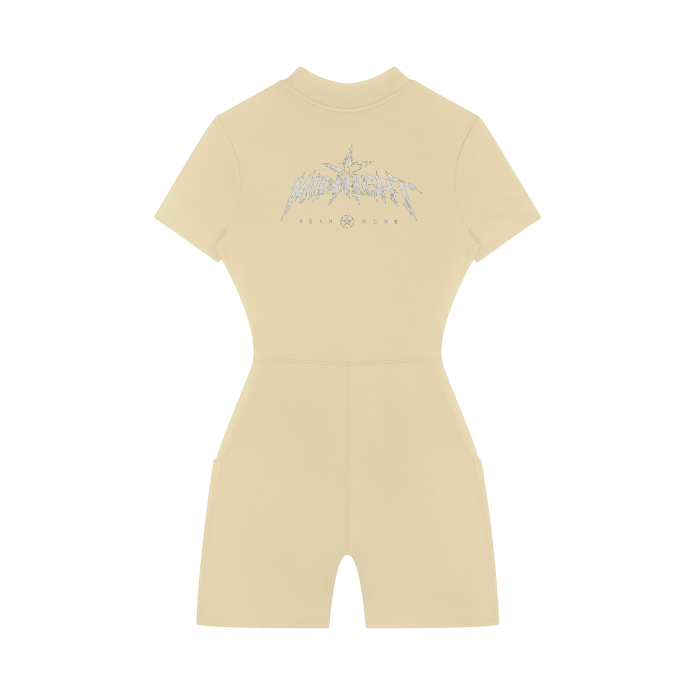 Women's Quarter-Zip Short Sleeve Romper