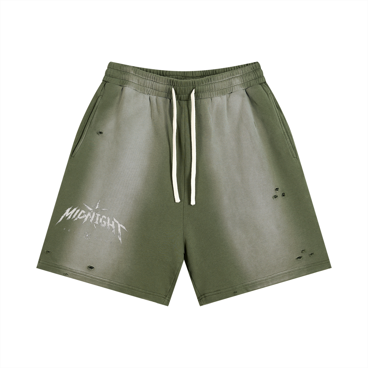 Sun Fade Distressed Shorts
