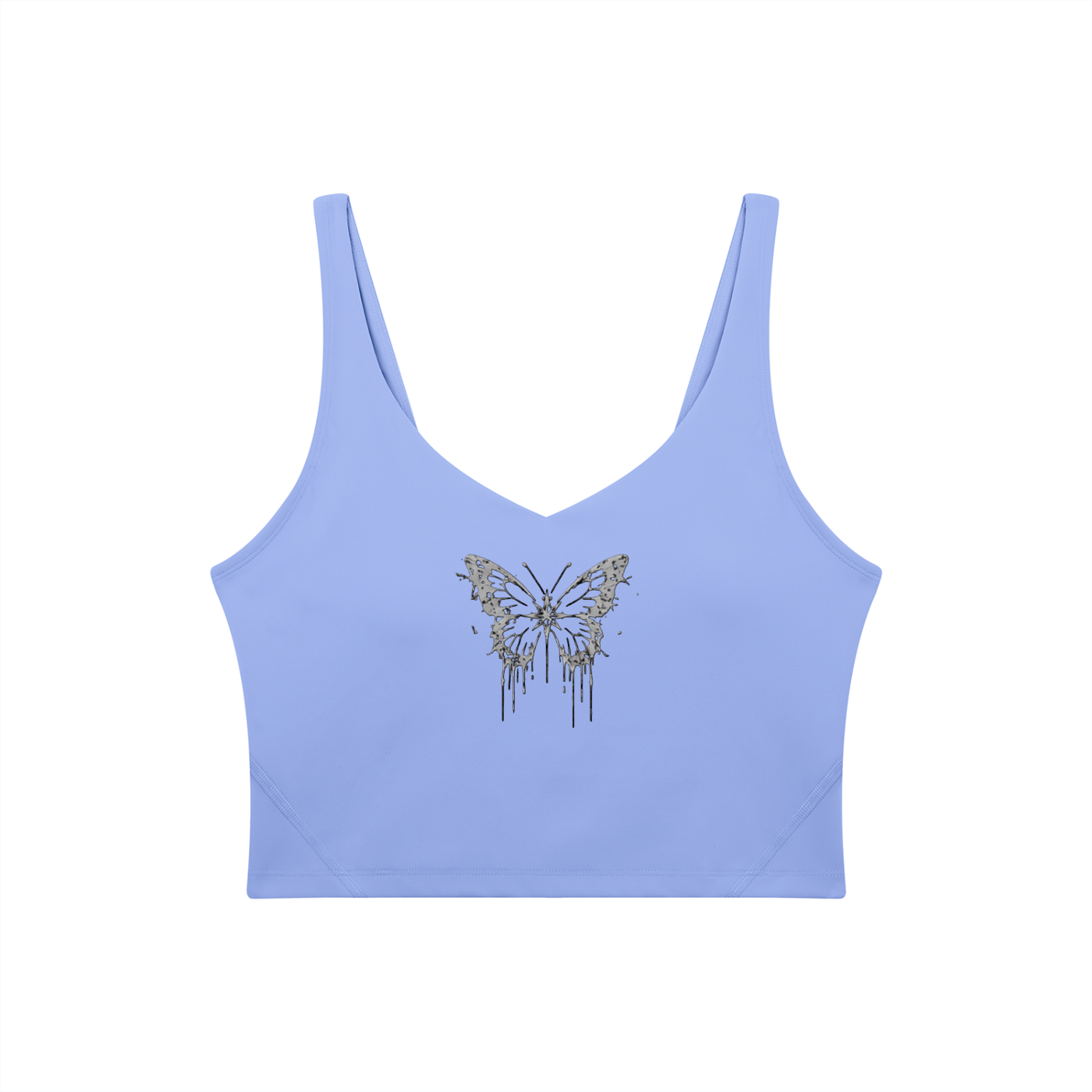 Women's V-Neck Yoga Sports Bra