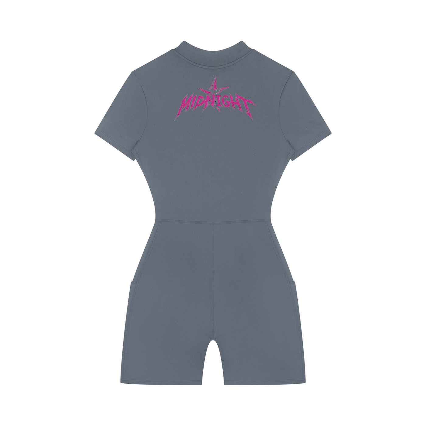 Women's Quarter-Zip Short Sleeve Romper