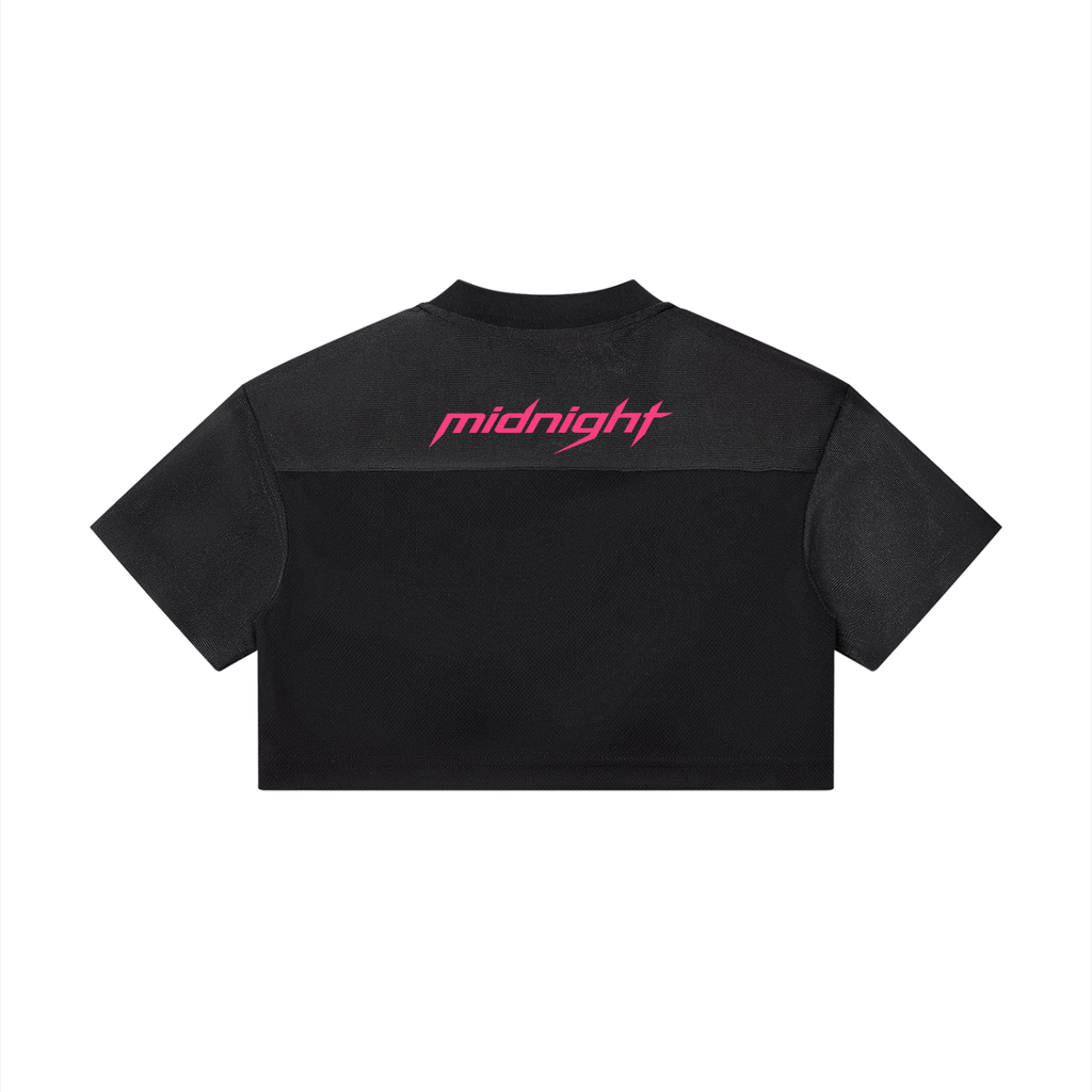 Women’s Cropped Paneled V-Neck Jersey