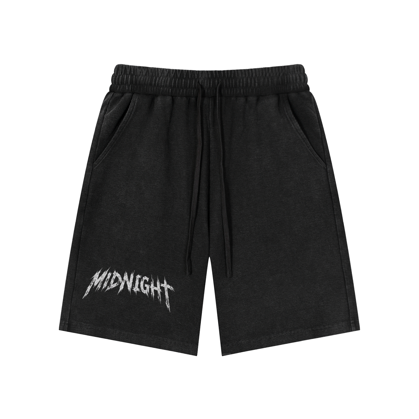 Mineral Wash Waffle Knit Shorts