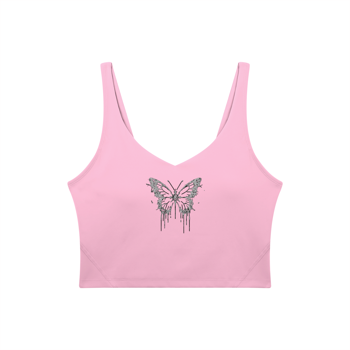 Women's V-Neck Yoga Sports Bra
