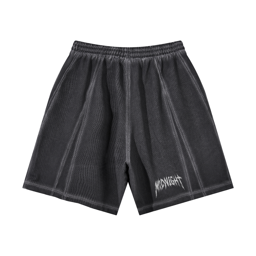 Unisex Vintage Wash Mesh Shorts
