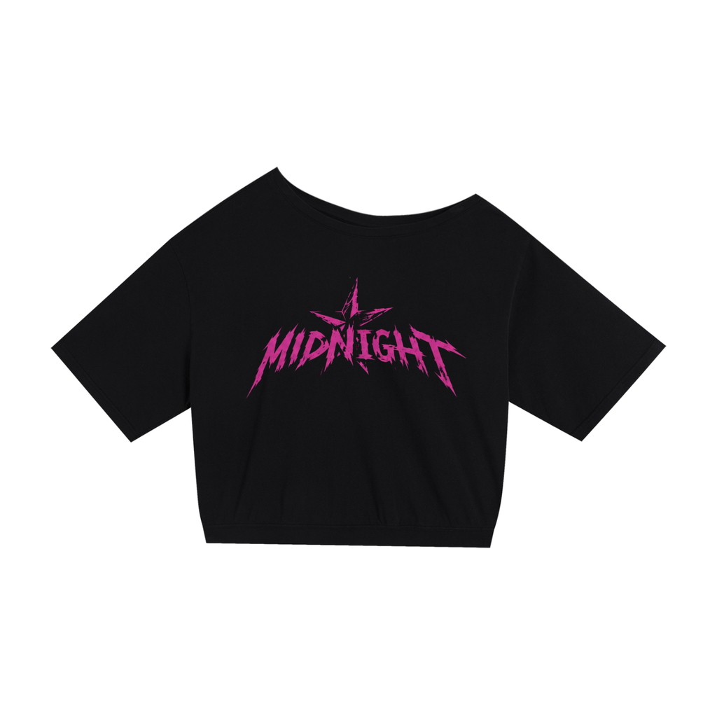 Asymmetric Shoulder Oversized Cotton T-Shirt