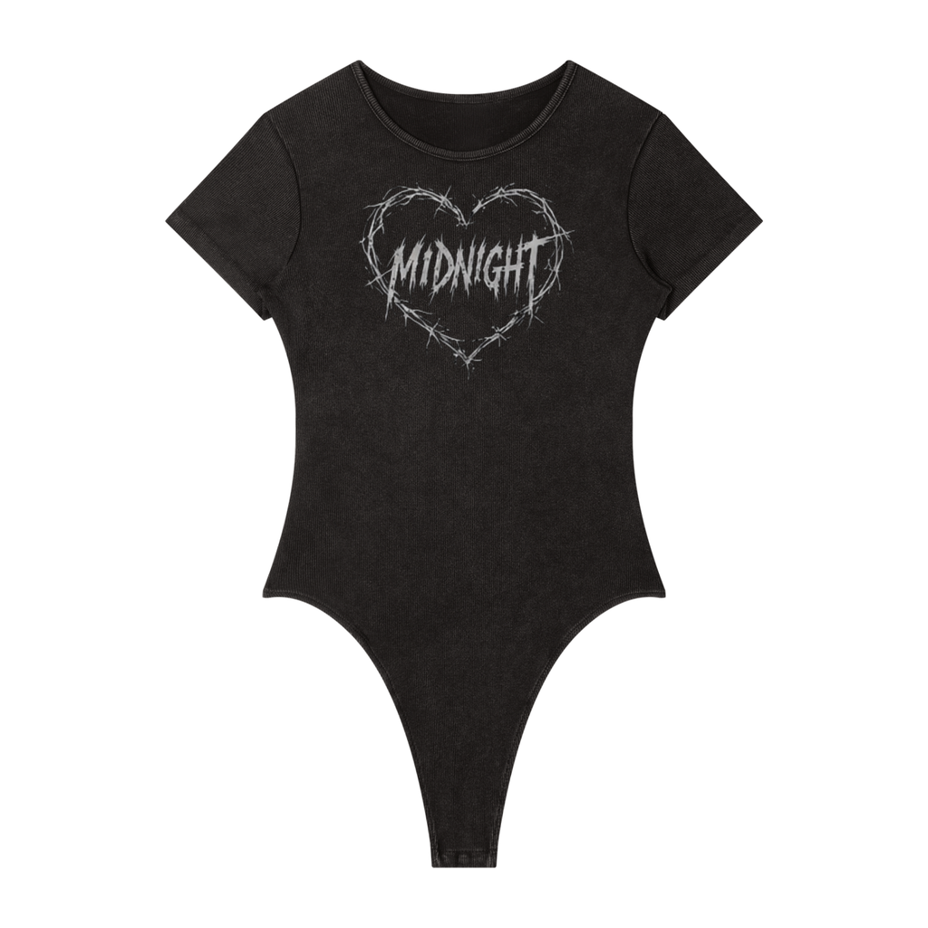 Women's Mineral Wash Crewneck Bodysuit