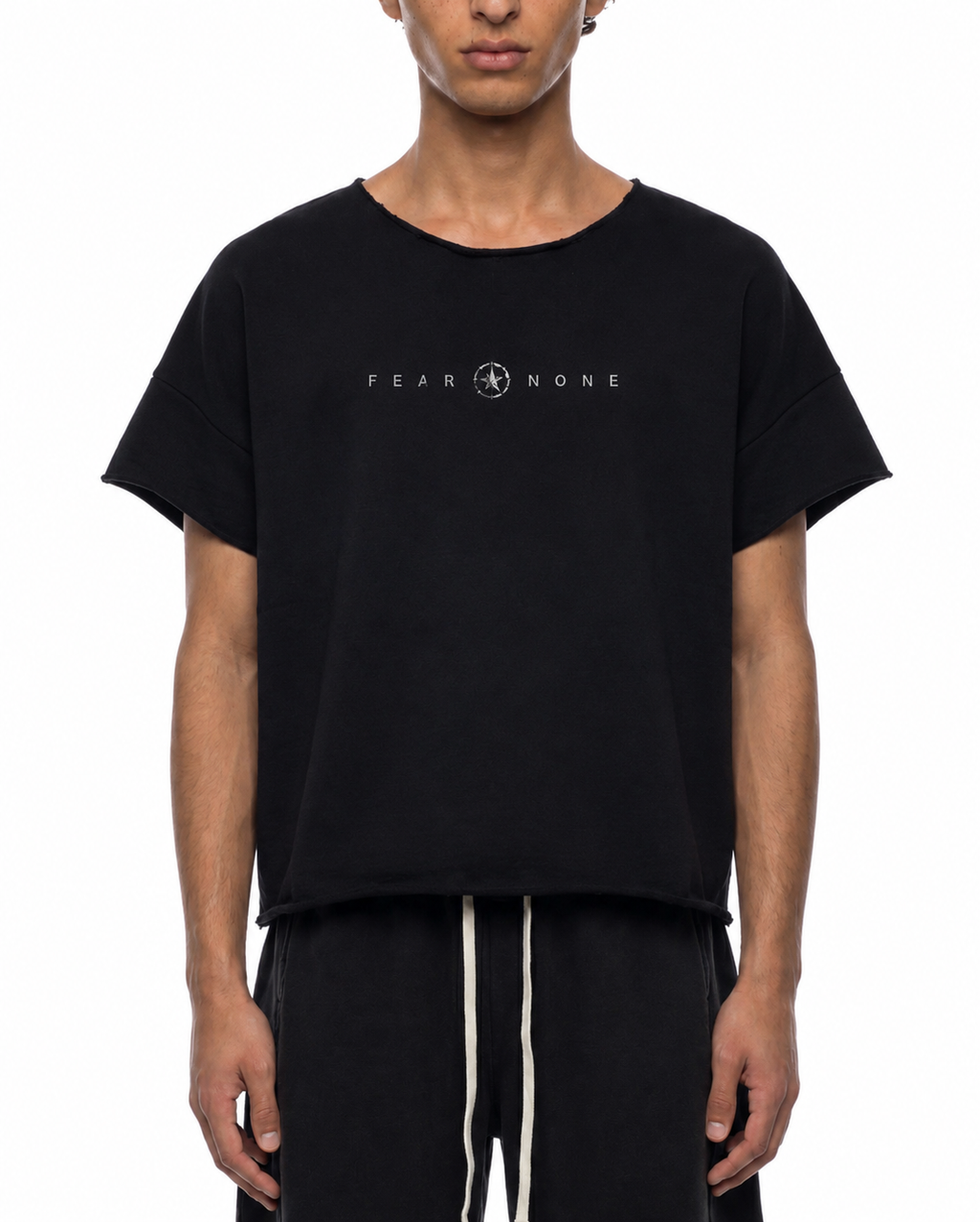 Heavyweight Boxy Raw Edge T-Shirt