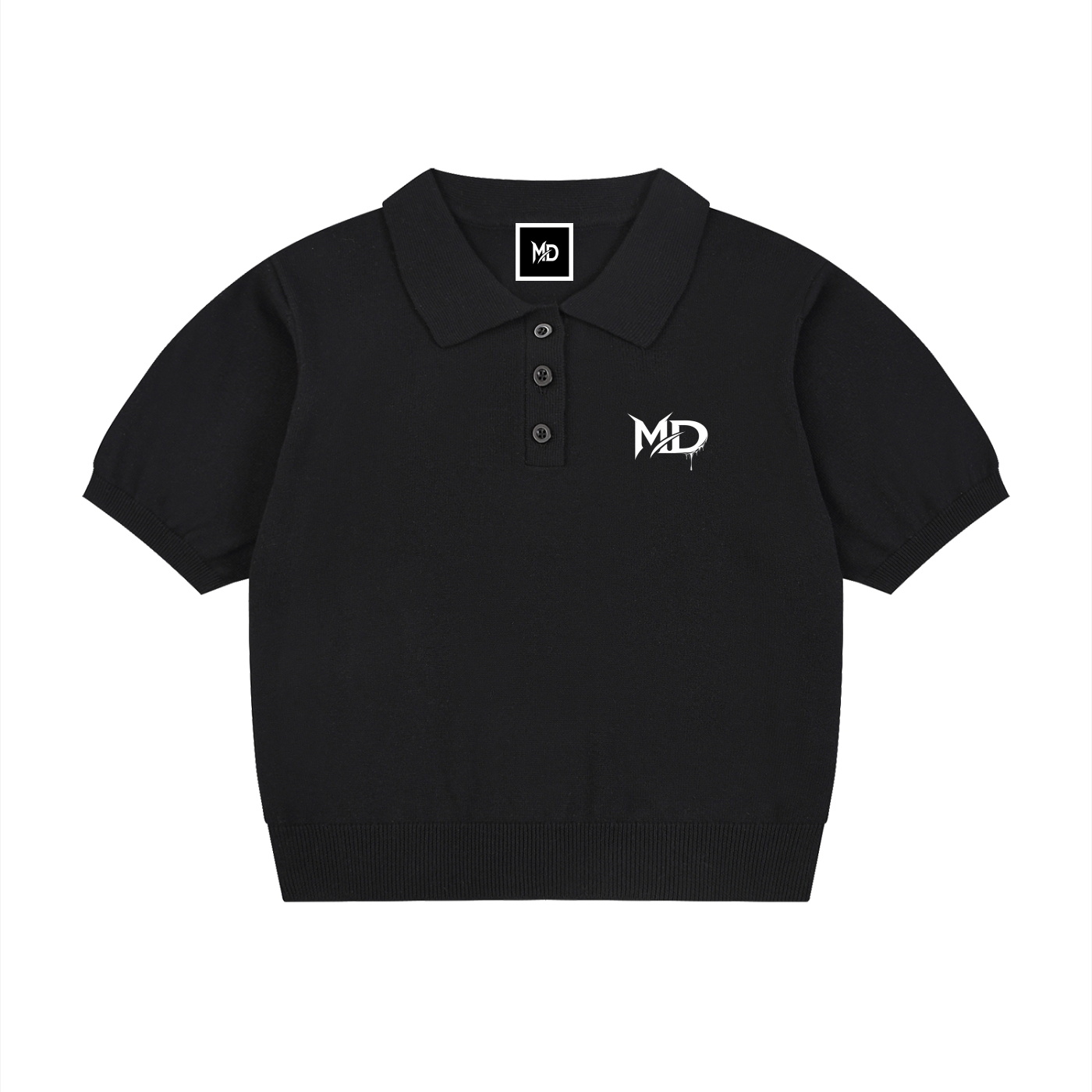 Women’s Knit Cotton Polo Shirt