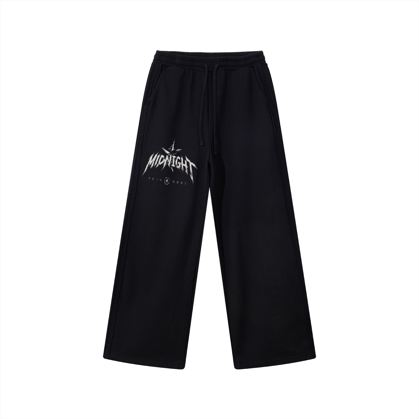 Contrast Tape Straight-Leg Sweatpants