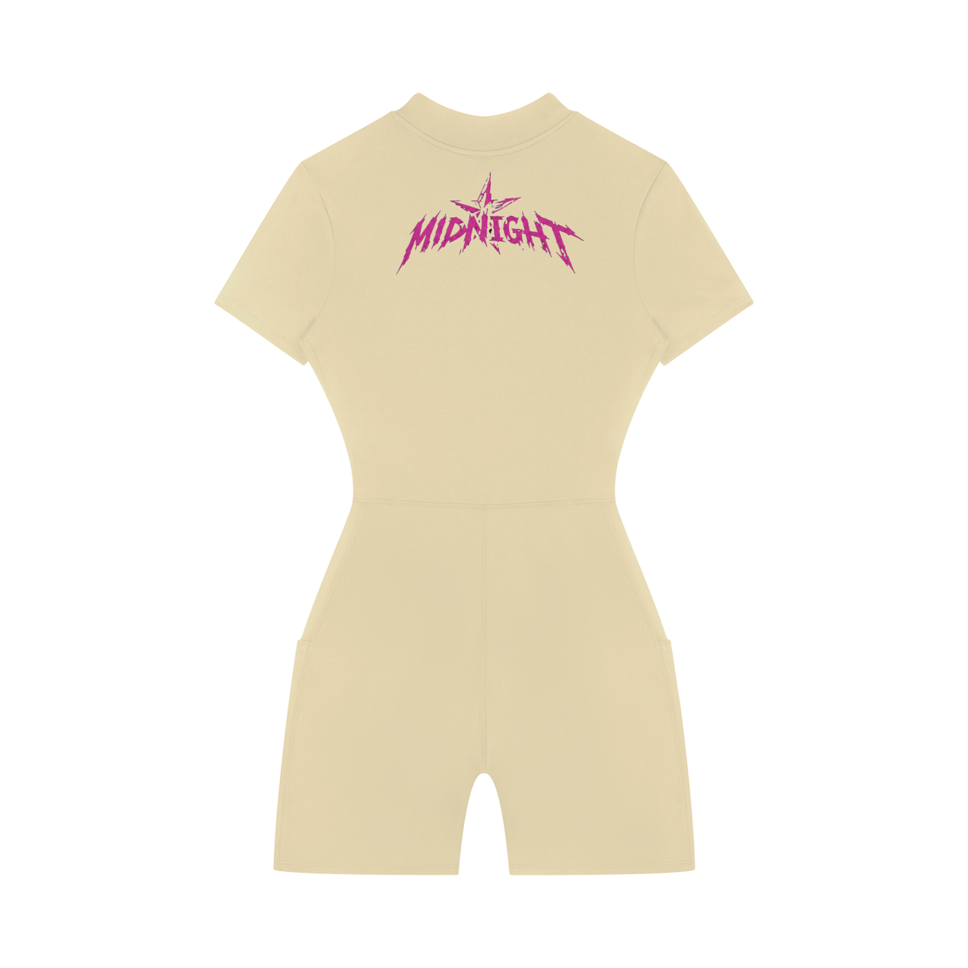 Women's Quarter-Zip Short Sleeve Romper