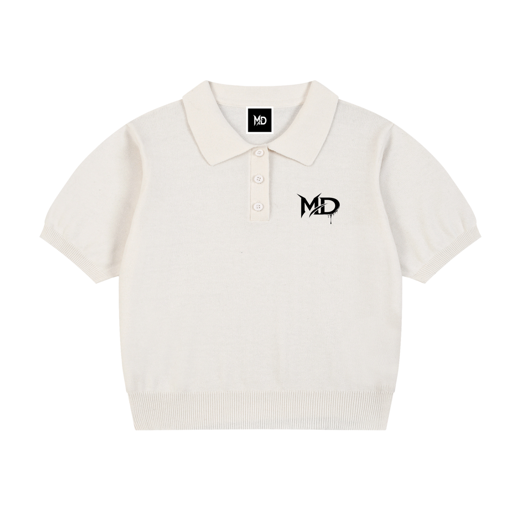 Women’s Knit Cotton Polo Shirt