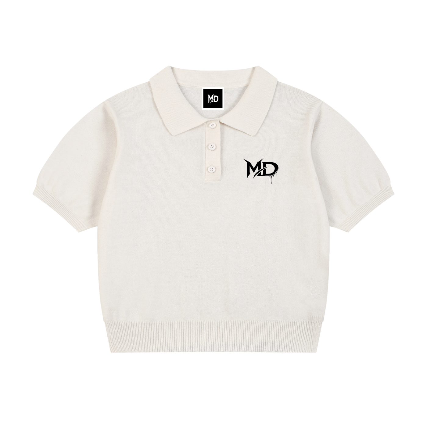 Women’s Knit Cotton Polo Shirt