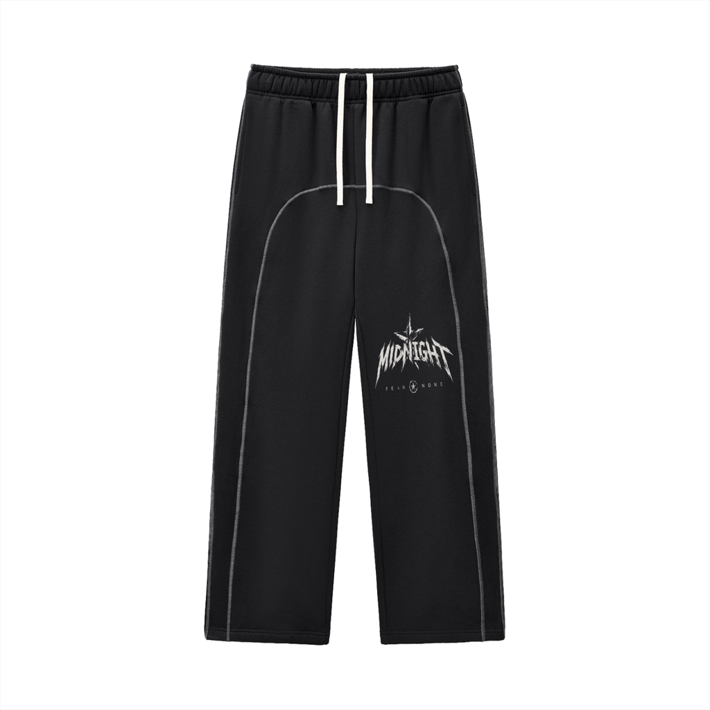 Contrast-Stitched Fleece Sweatpants