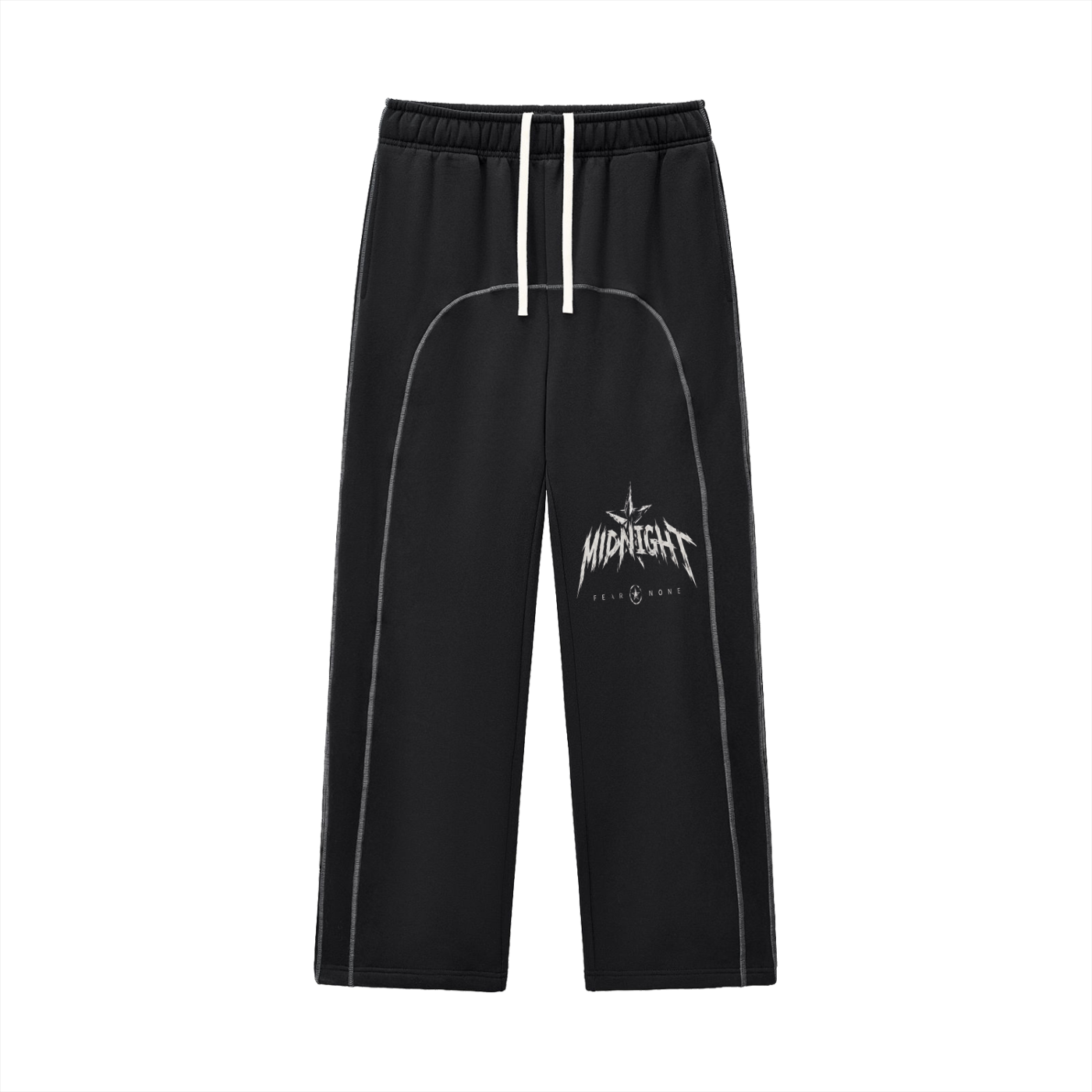 Contrast-Stitched Fleece Sweatpants