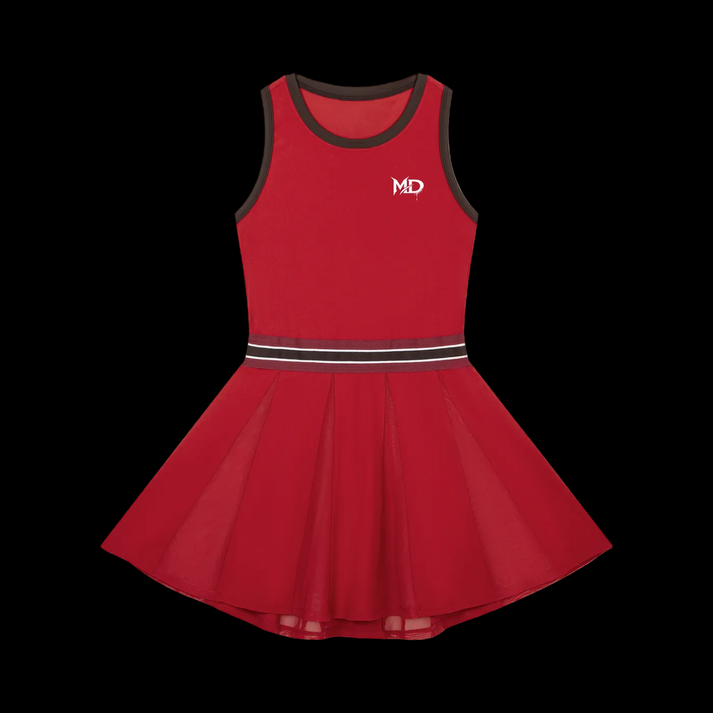 Women's Color Block A-Line Sleeveless Dress