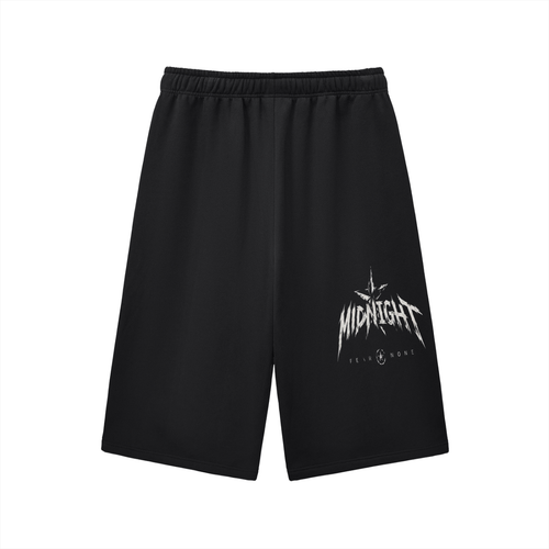 Relaxed Drawstring Three-quarter Sweatpants