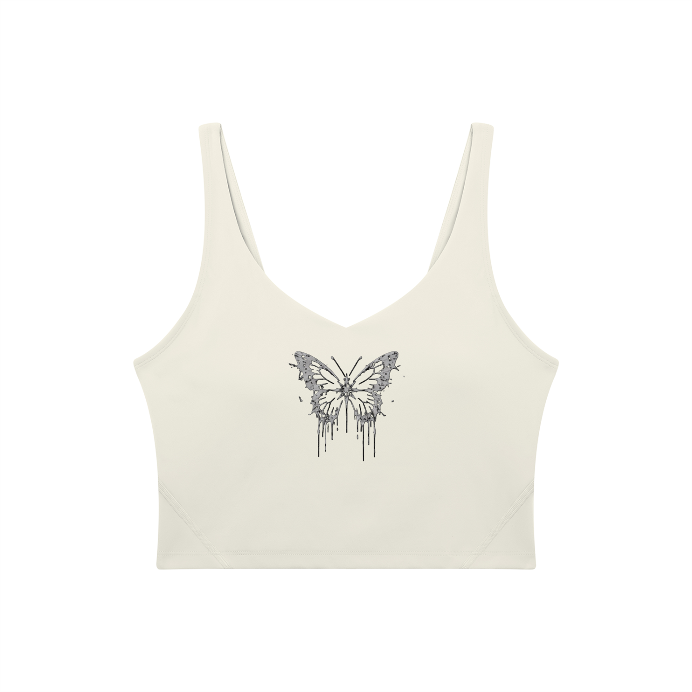 Women's V-Neck Yoga Sports Bra