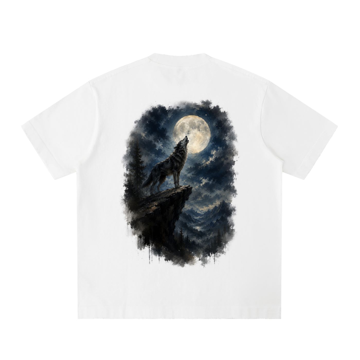 Heavyweight Vintage Washed Frayed T-Shirt