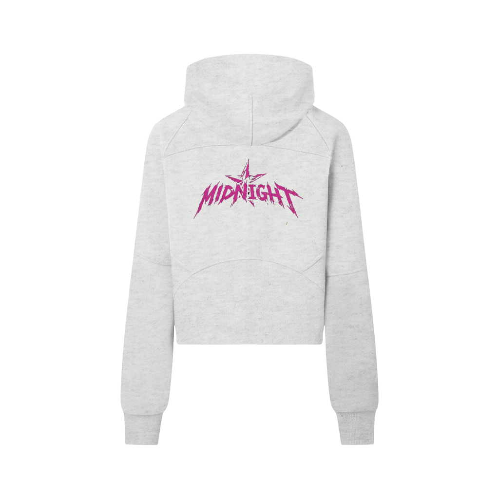 Cropped Half-Zip Hoodie