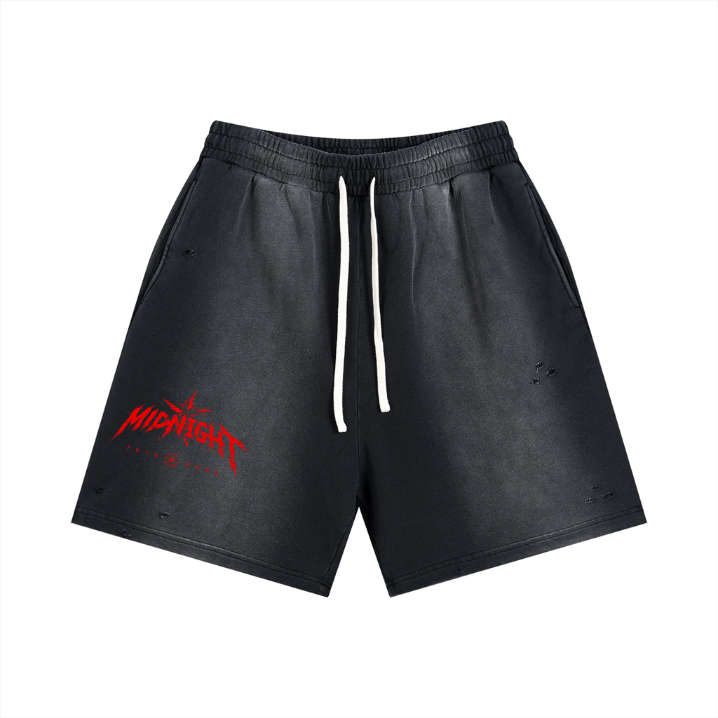 Sun Fade Distressed Shorts