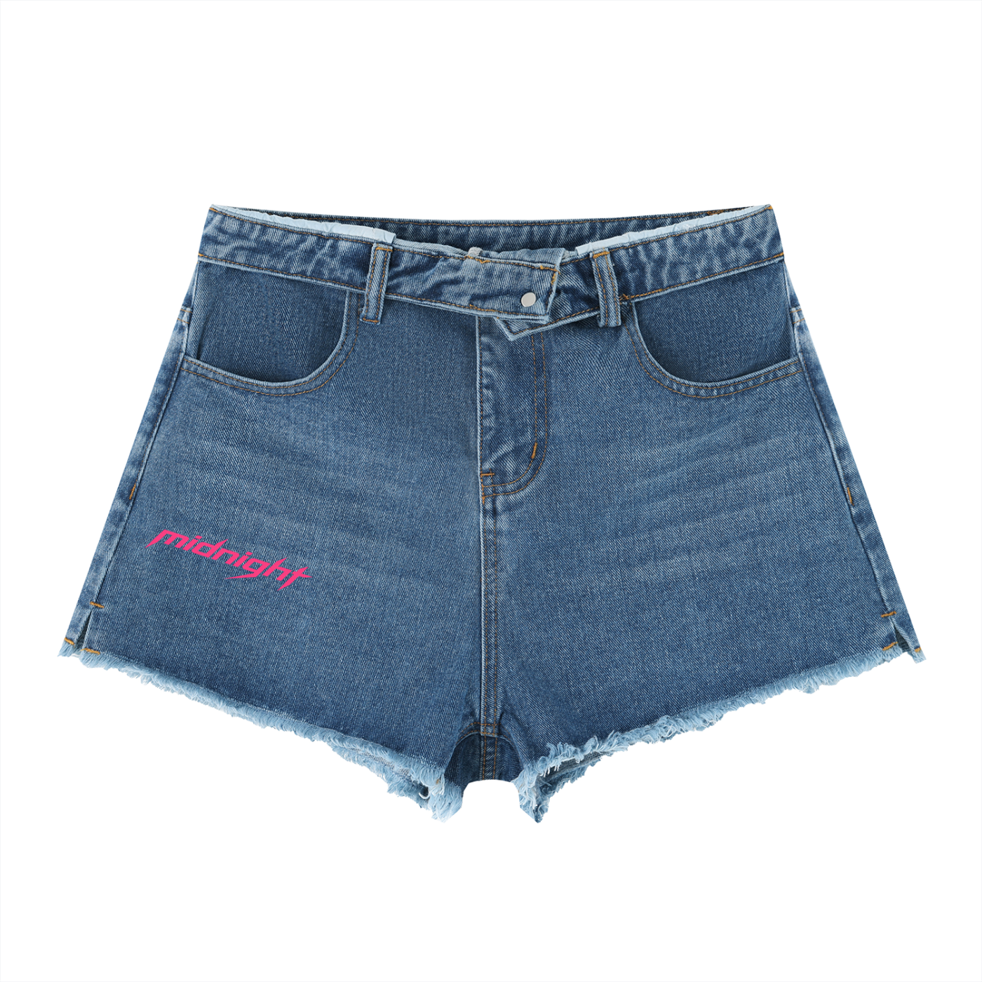 Women’s Vintage Wash High Rise Denim Shorts