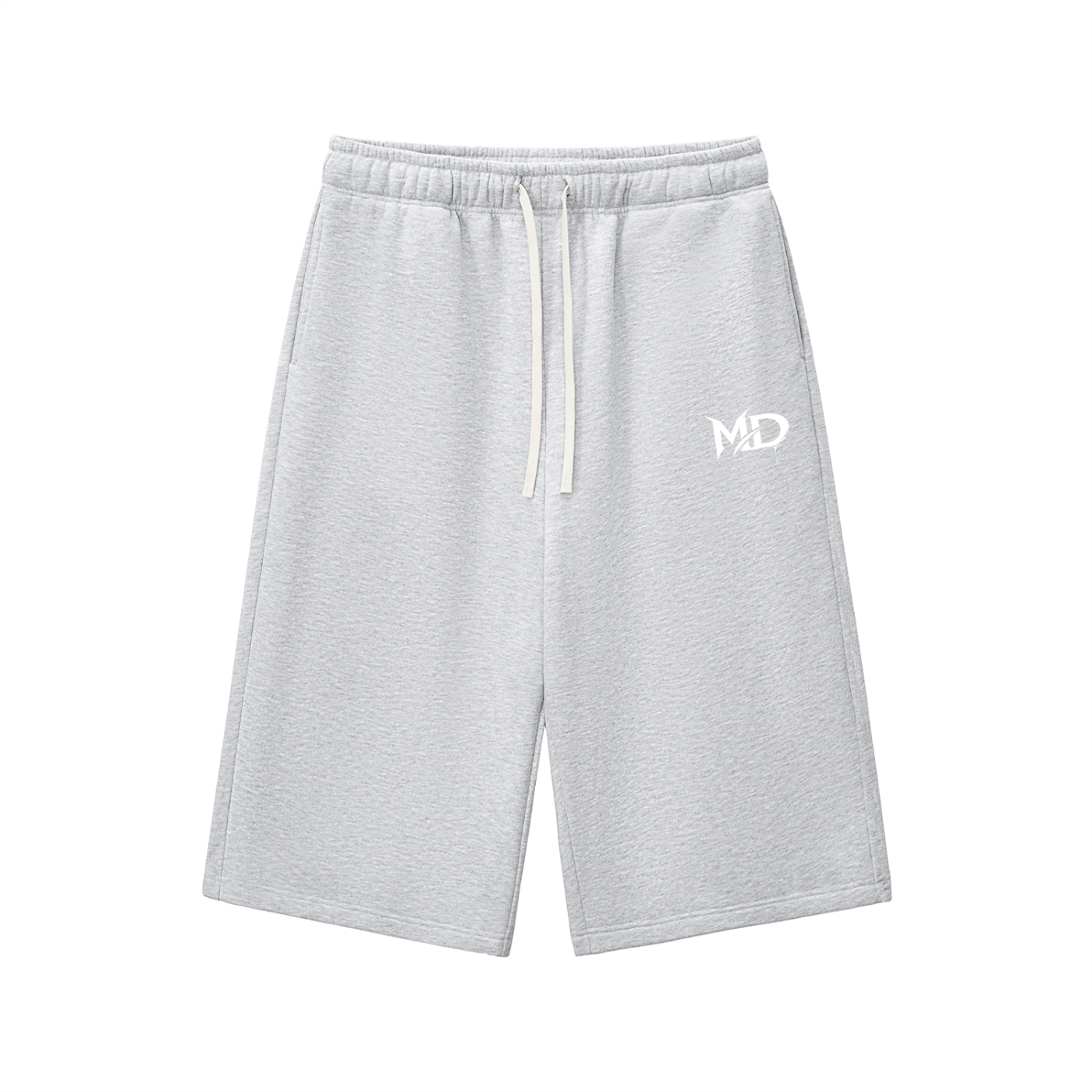 Relaxed Drawstring Three-quarter Sweatpants