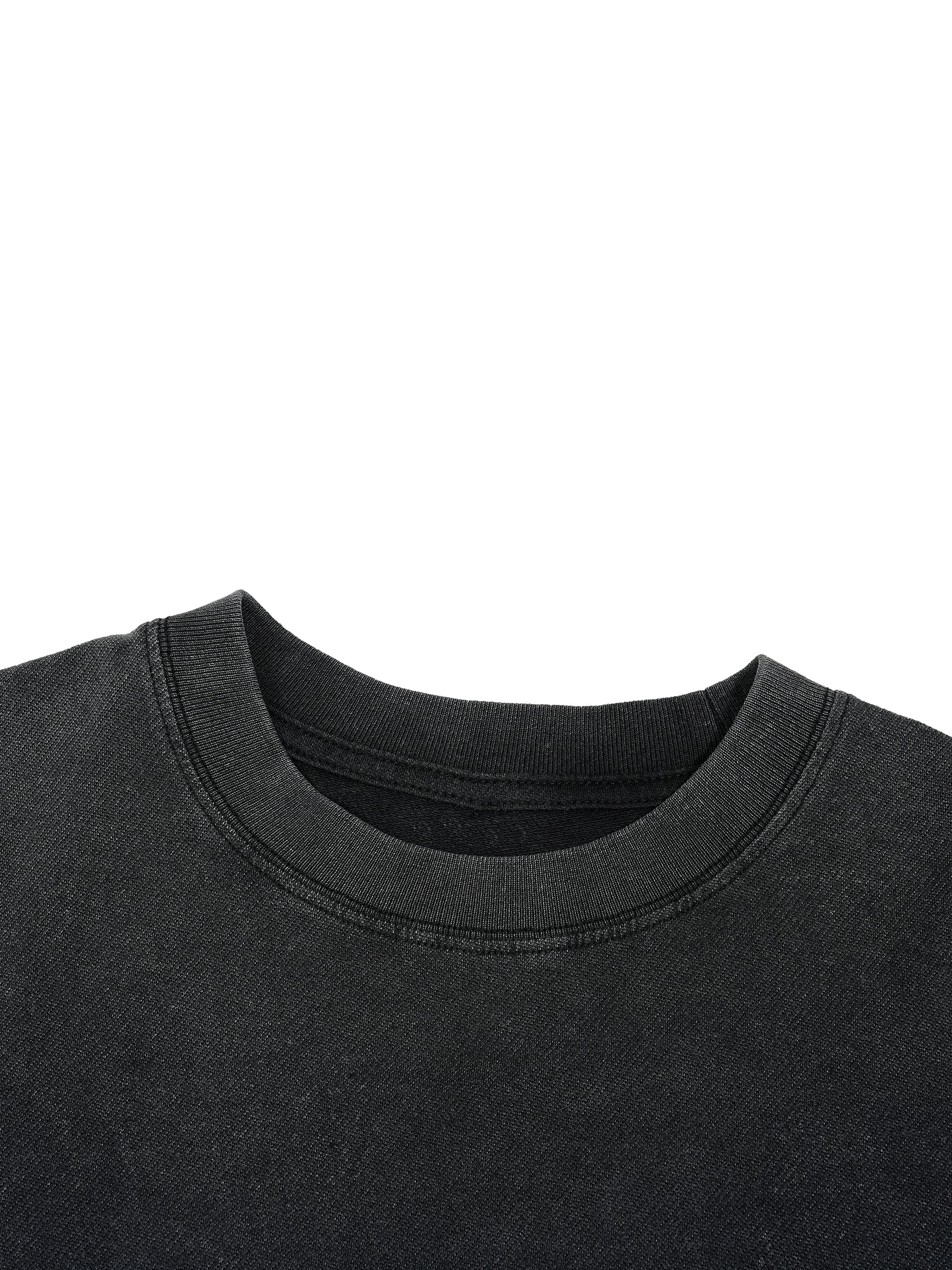 Pereira Vintage Wash Boxy Distressed Hem T-Shirt