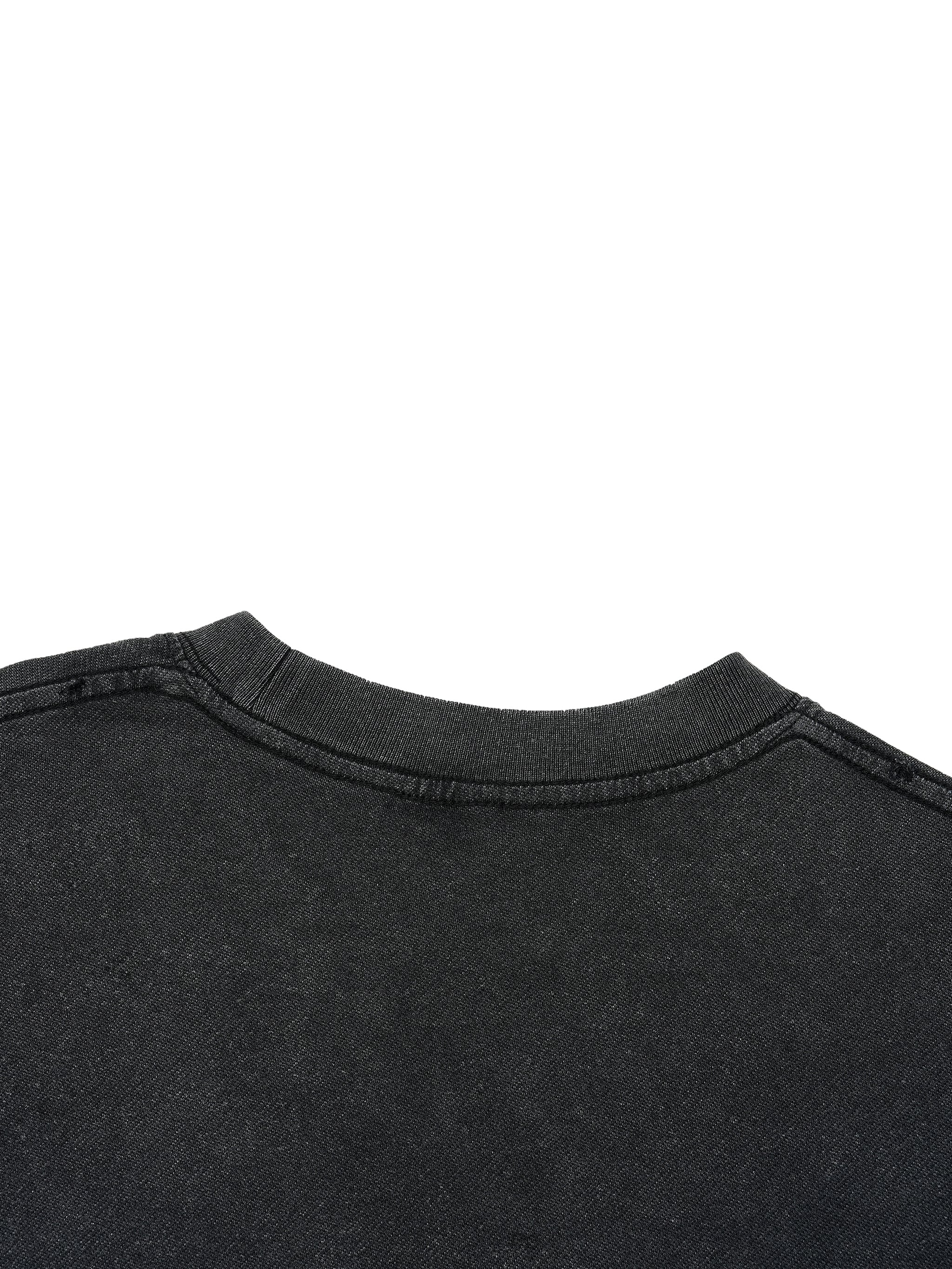 Pereira Vintage Wash Boxy Distressed Hem T-Shirt